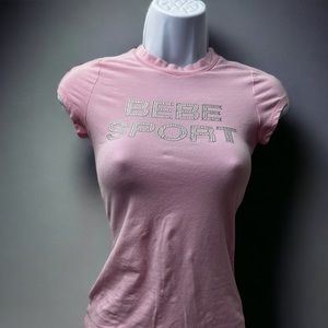 Bebe Sport Pink Tee